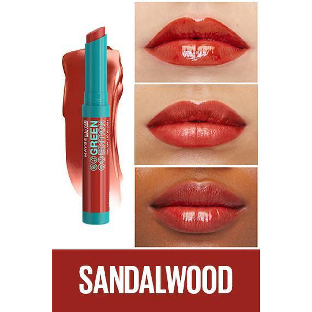 Maybelline Green Edition Balmy Lip Blush 10-Sandalwood Unisex, 1,7 g