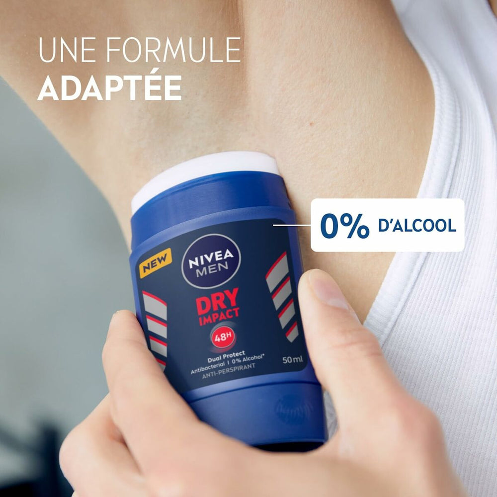 Nivea Men Dry Impact Desodorante Roll On Unisex, 50 ml