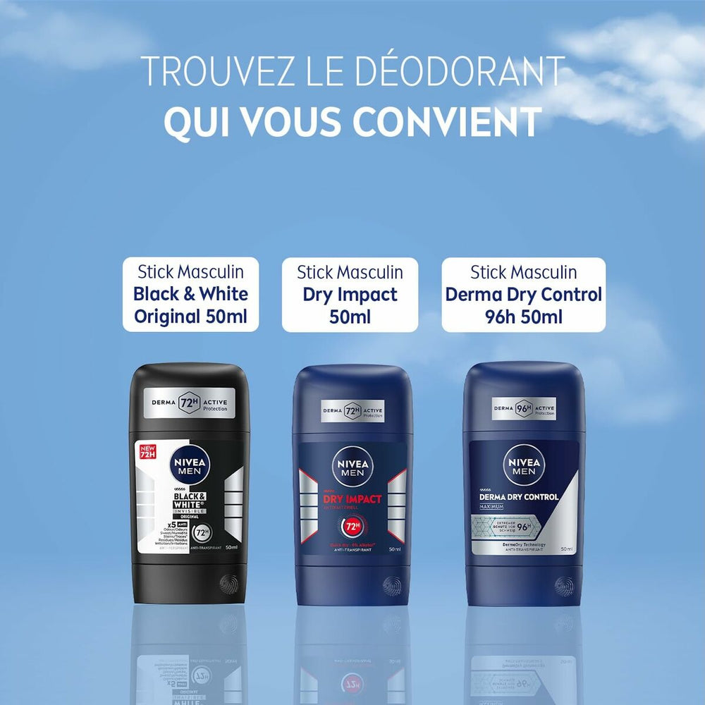 Nivea Men Dry Impact Desodorante Roll On Unisex, 50 ml