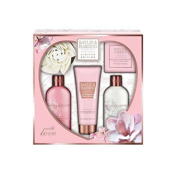 Baylis & Harding Baylis And Harding Limited Edition Pink Magnolia And Pear Blossom Set 5 Pieces 2018 Unisex