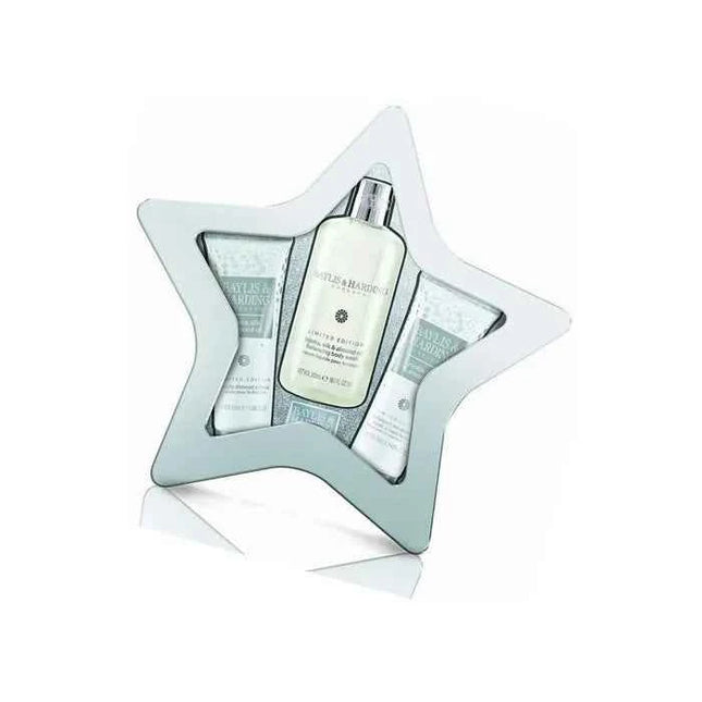 Baylis & Harding Baylis And Harding Jojoba, Silk, And Almond Oil Shower Sensation Star Tin Set 3 Pieces 2018 Unisex