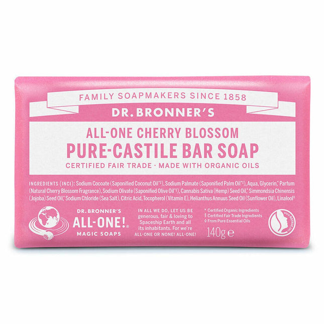 DR. Bronner's Jábon Pastilla Bio 140 Grs Flor Cer Unisex