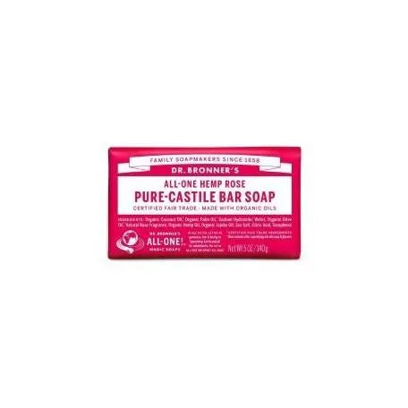 DR. Bronner's Jábon Pastilla Bio 140 Grs Rosas Unisex