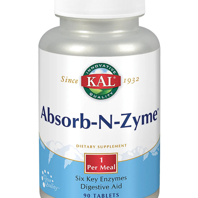 KAL Absorb N Zyme 90 Tabletas