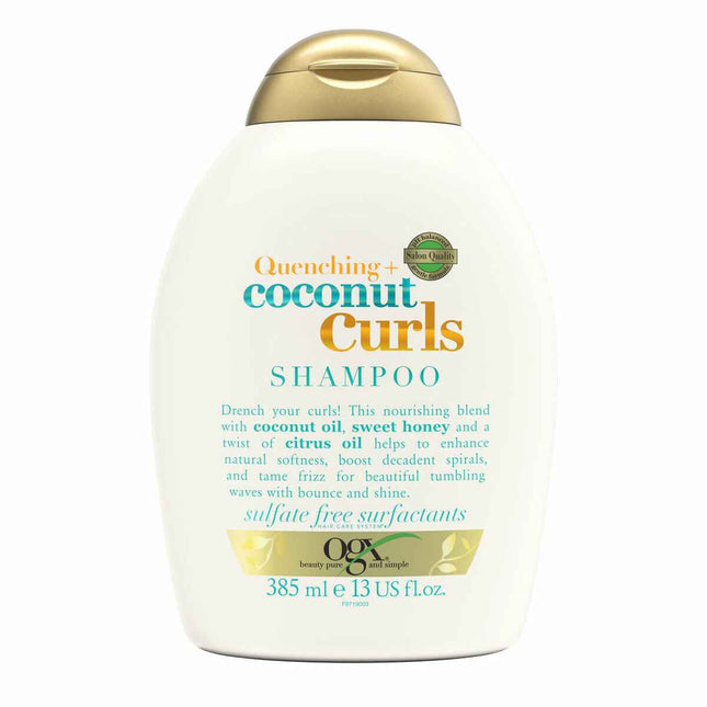 OGX Coconut Curls Hair – Shampoo Unisex, 385 ml