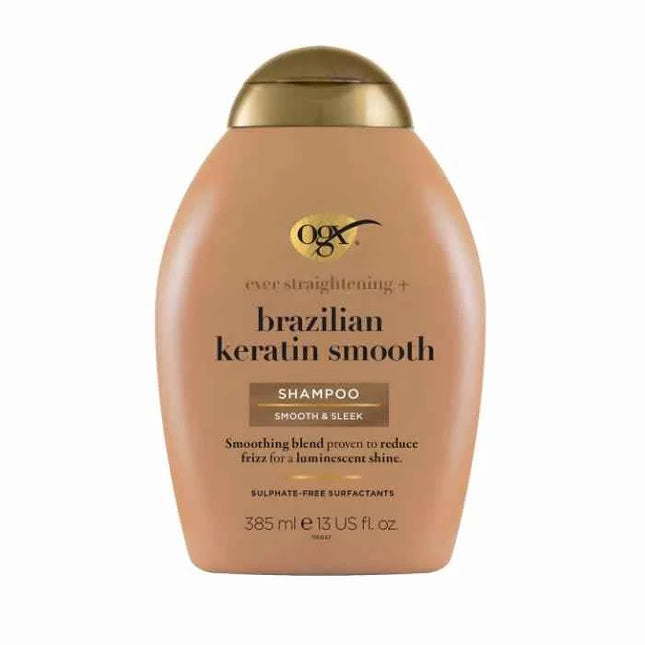 OGX Brazilian Keratin Smooth Smoothing – Shampoo Unisex, 385 ml