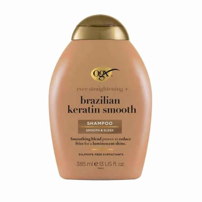 OGX Brazilian Keratin Smooth Smoothing – Shampoo Unisex, 385 ml