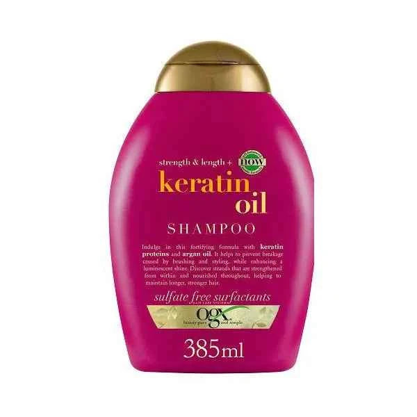 OGX Keratin Oil Anti-Breakage Hair – Shampoo Unisex, 385 ml