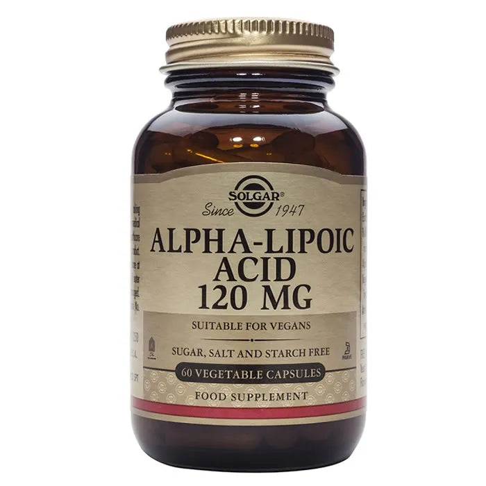 Solgar Alpha Lipoic Acid 120mg, 60 capsules