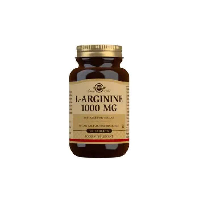 Solgar L-Arginine 1000 mg Tablets - Pack of 90