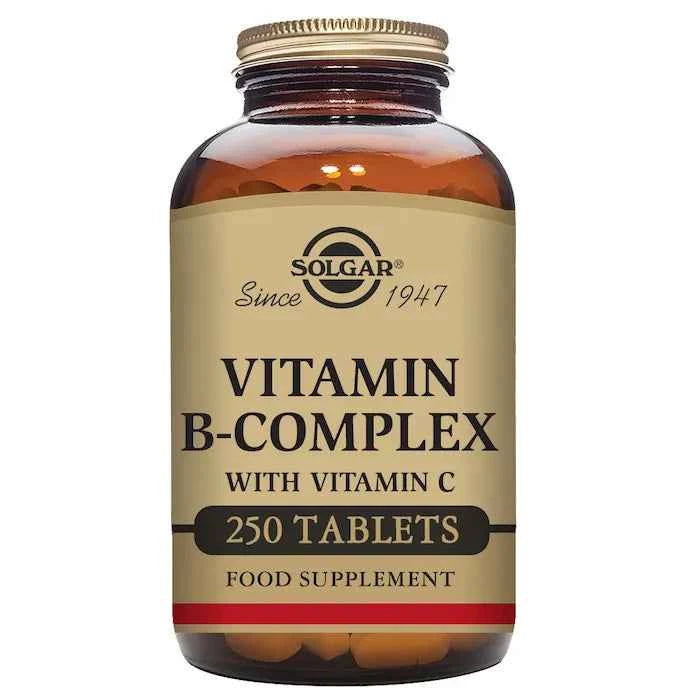 Solgar B-Complex Vitamin C, 250 tablets