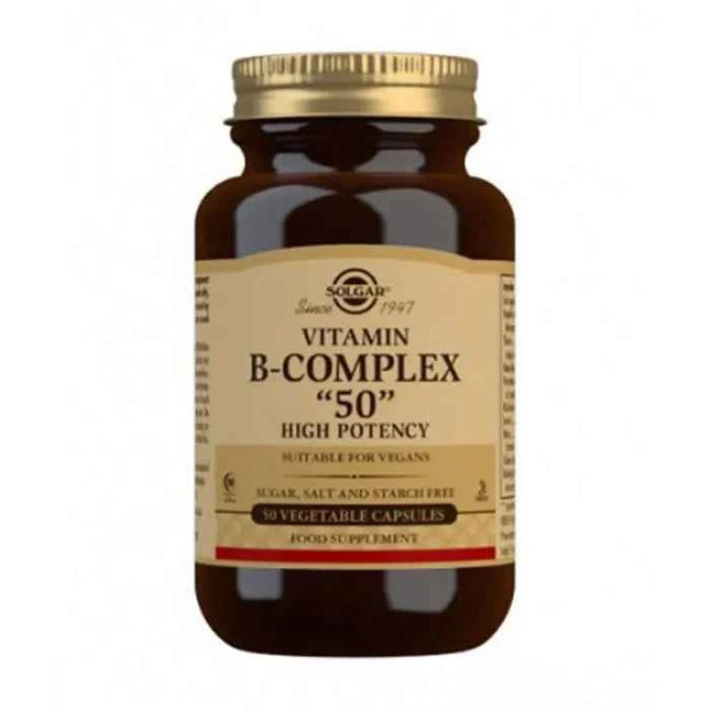 Solgar B Complex 50, 50 capsules