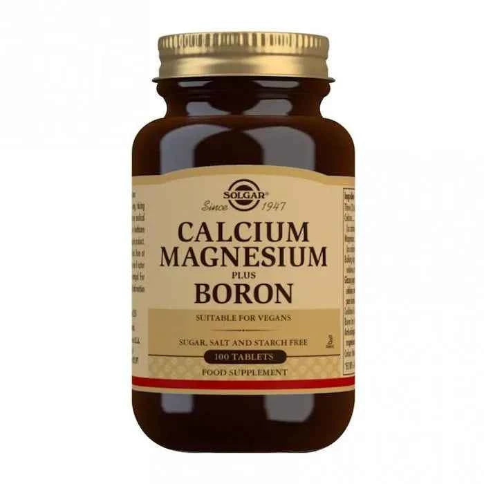 Solgar Calcium Magnesium Plus Boron, 100 tablets