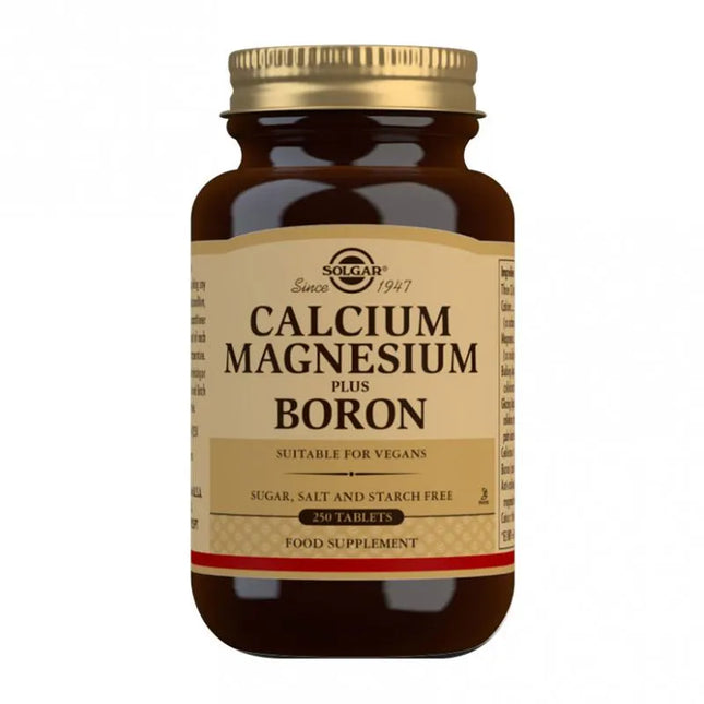 Solgar Calcium Magnesium Plus Boron, 250 tablets