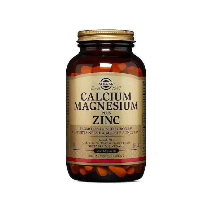 Solgar Calcium Magnesium Plus Zinc, 250 tablets