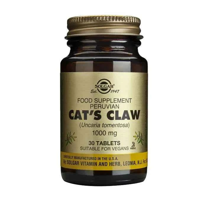 Solgar Cat's Claw, 30 tablets