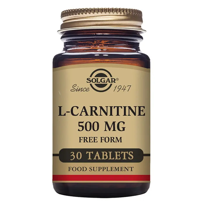 Solgar L-Carnitina 500mg, 30 tablets