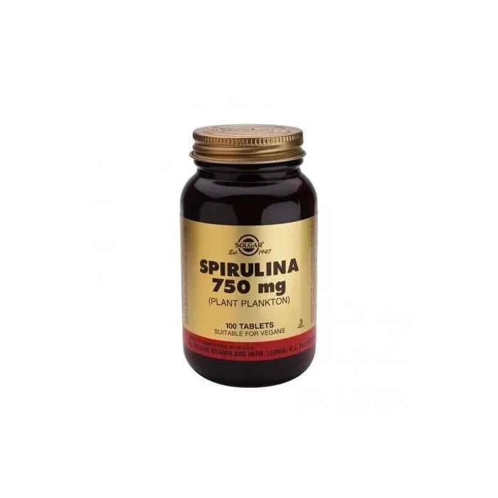 Solgar Slg Spirulina 750mg, 80 capsules