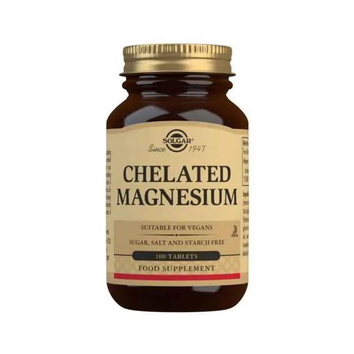 Solgar Chelated Magnesium, 100 tablets