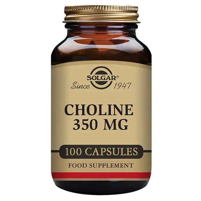 Solgar Choline 350mg, 100 capsules