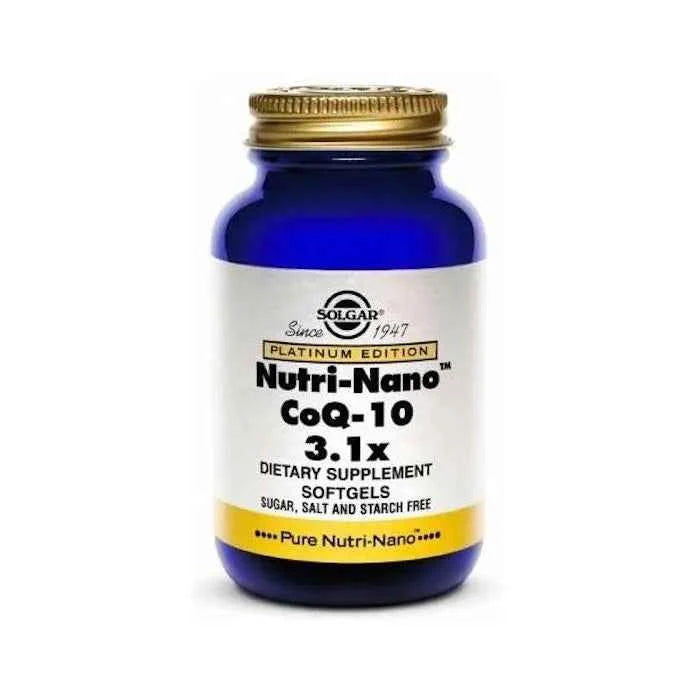 Solgar Nutri-Nano Coenzyme Q10 3.1x 50 Soft – gels