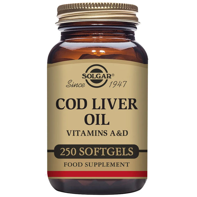 Solgar Cod Liver Oil, 250 capsules