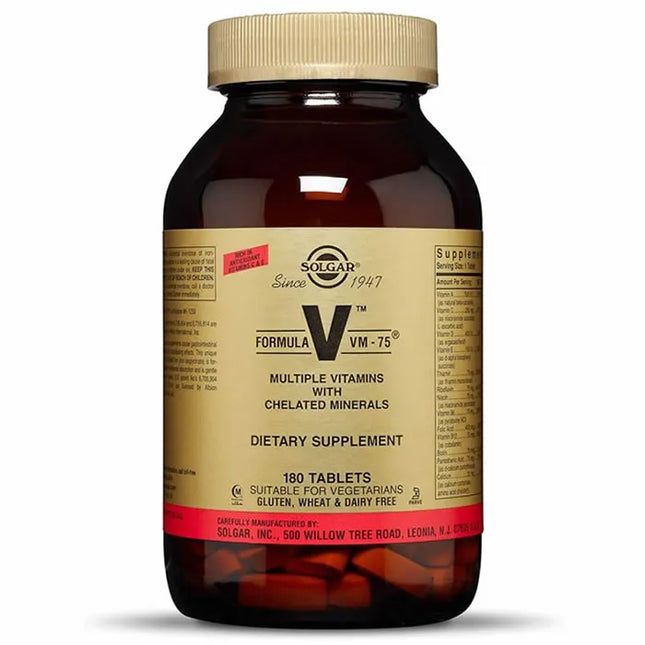 Solgar VM-75, 180 tablets