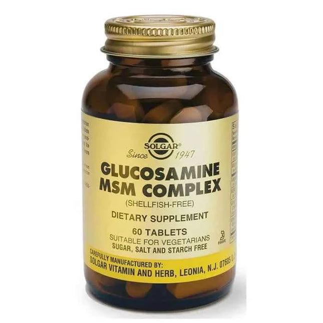 Solgar Glucosamine Msm Complex, 60 tablets