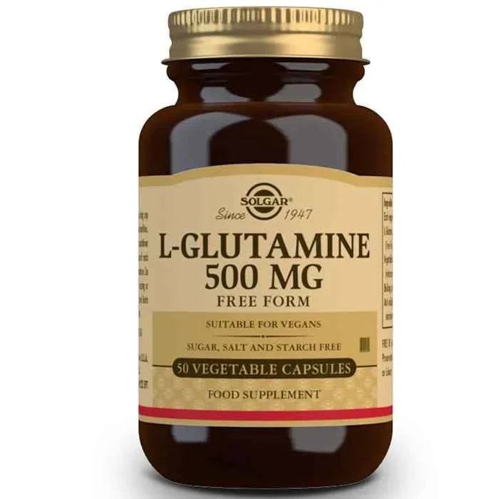 Solgar L-Glutamina 500mg, 50 capsules