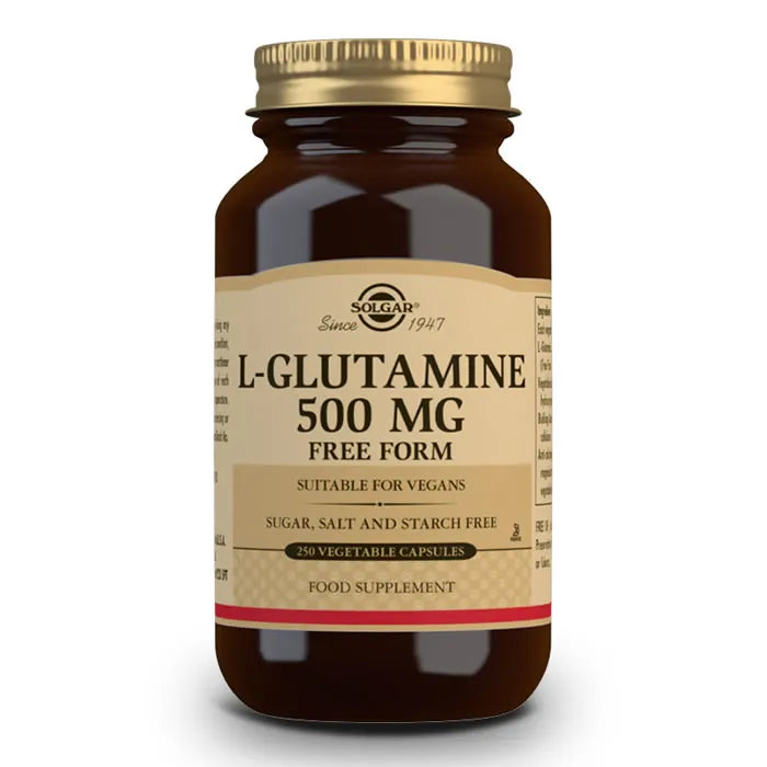 Solgar L-Glutamina 500mg, 250 capsules