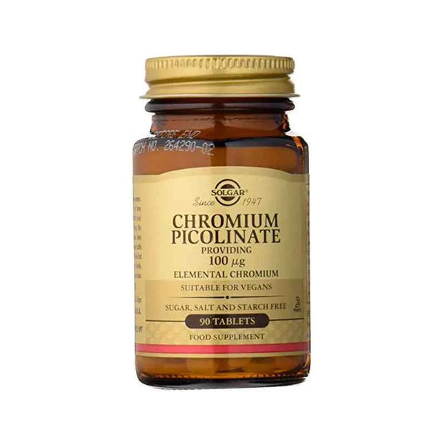 Solgar Chromium Picolinate 100mg, 90 tablets
