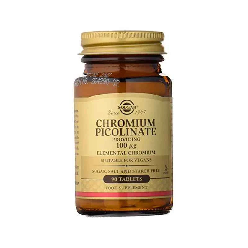 Solgar Chromium Picolinate 100mg, 90 tablets