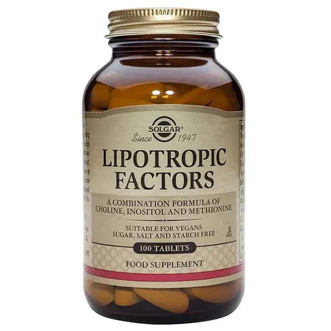 Solgar Lipotropics, 100 tablets