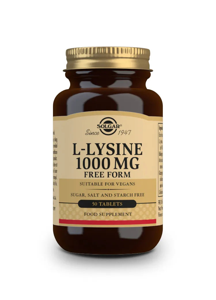 Solgar L-Lisina 1000mg, 50 tablets