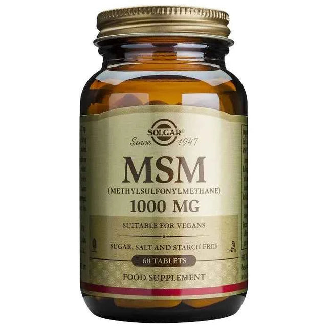 Solgar MSM 1000mg, 60 tablets