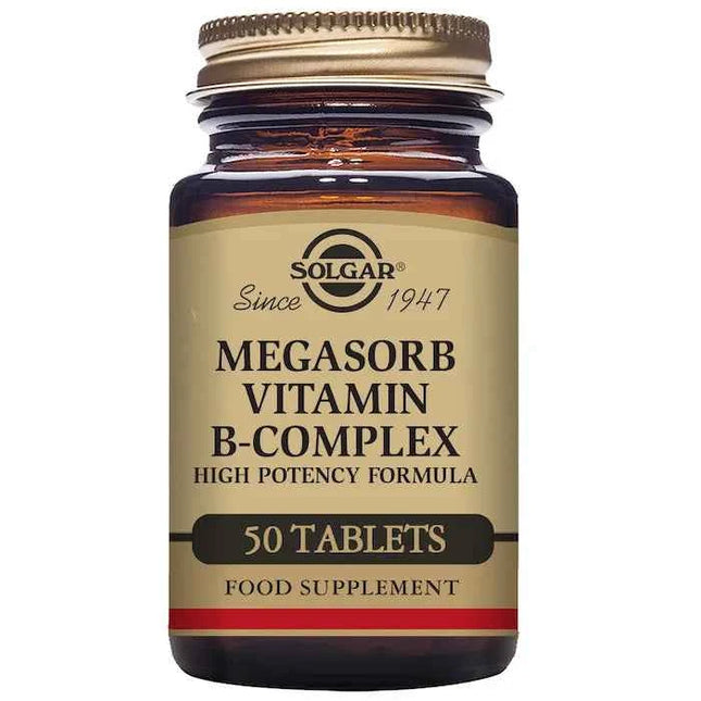 Solgar Megasorb Vitamin B-Complex, 50 tablets
