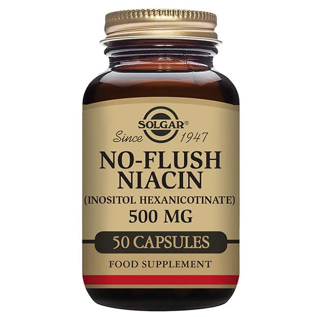 Solgar Niacin Non-Blushing Unisex, 50 capsules