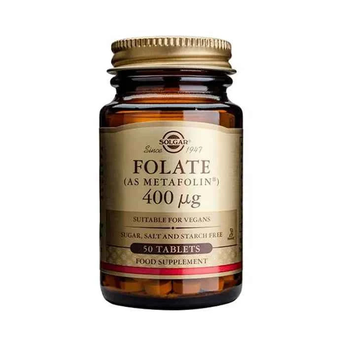 Solgar Folate 400cmg, 50 tablets