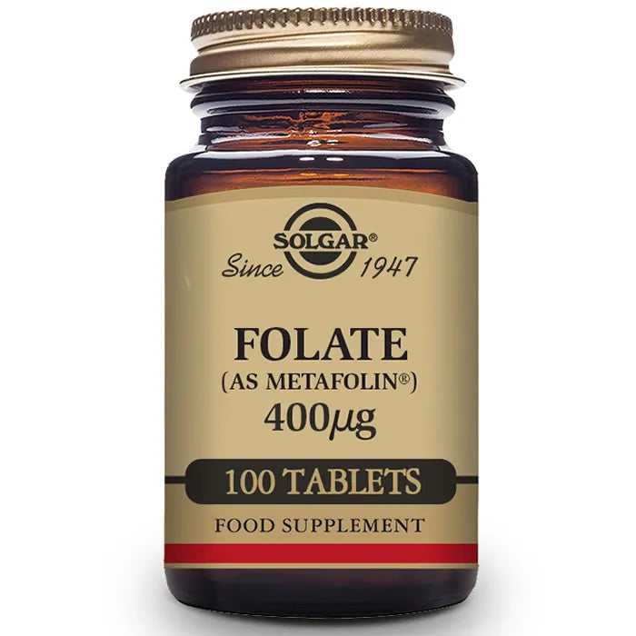 Solgar Folate 400cmg, 100 tablets