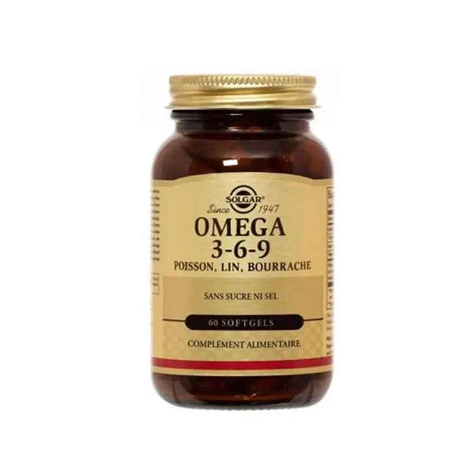 Solgar Omega 3-6-9, 60 capsules