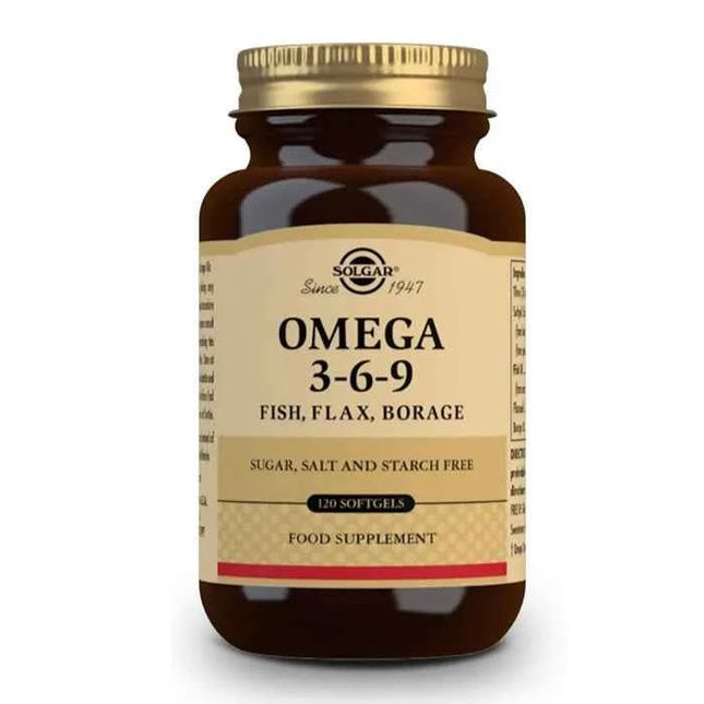 Solgar Omega 3-6-9, 120 capsules