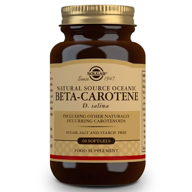 Solgar Beta-carotene 100% 7mg, 60 capsules