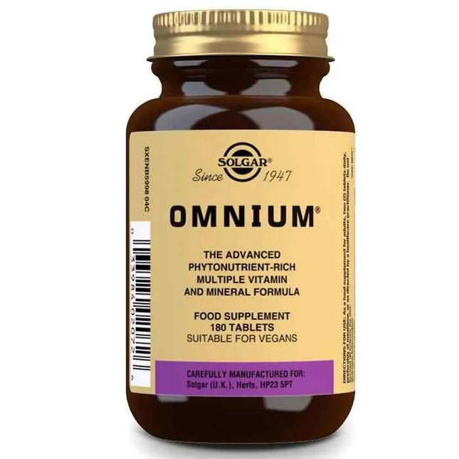Solgar Omnium, 180 tablets