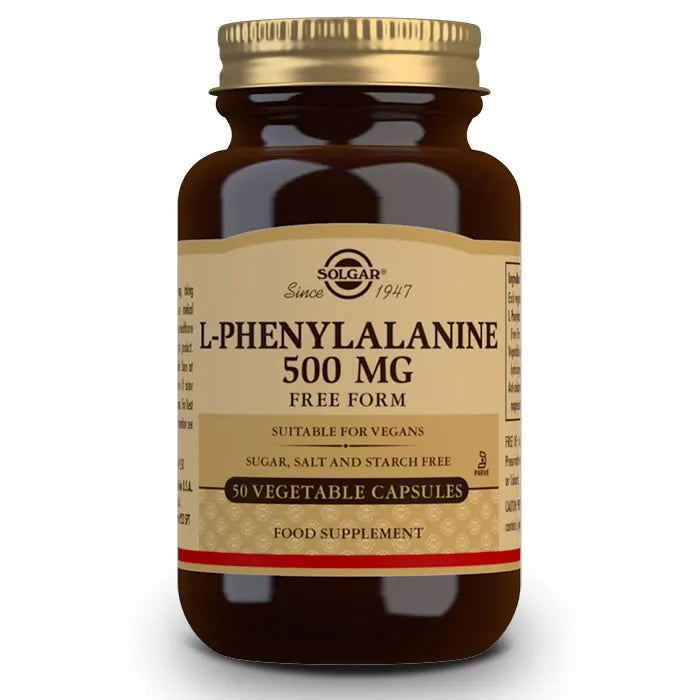 Solgar L-Phenylalanine 500mg, 50 capsules