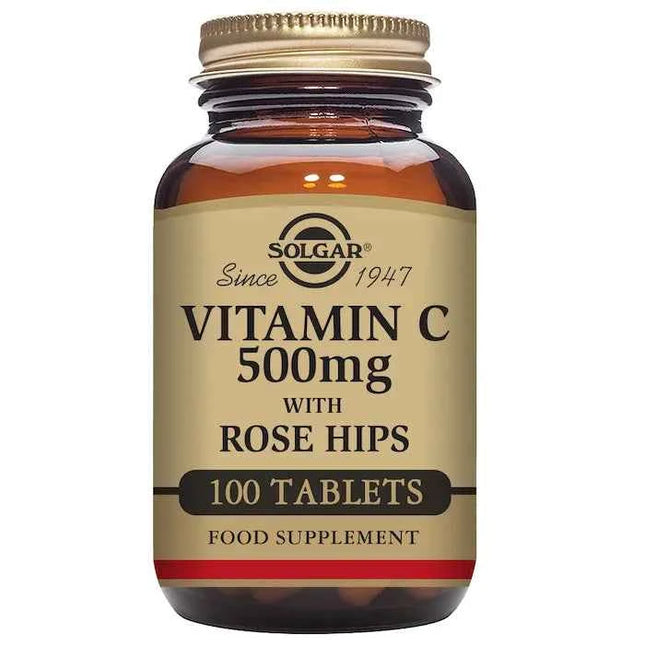 Solgar Vitamin C Rose Hips 500mg, 100 tablets