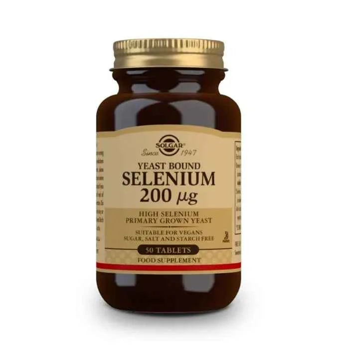Solgar Selenium In Yeast 200mcg, 50 tablets