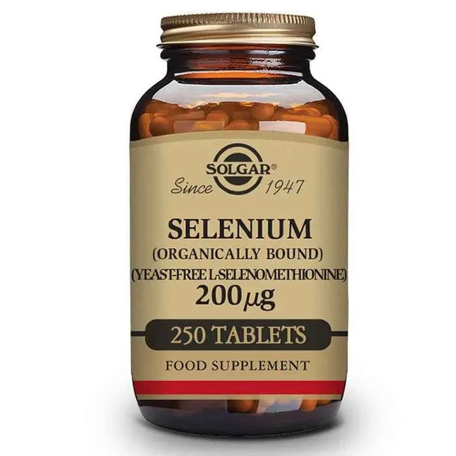 Solgar Selenium 200µg, 250 tablets