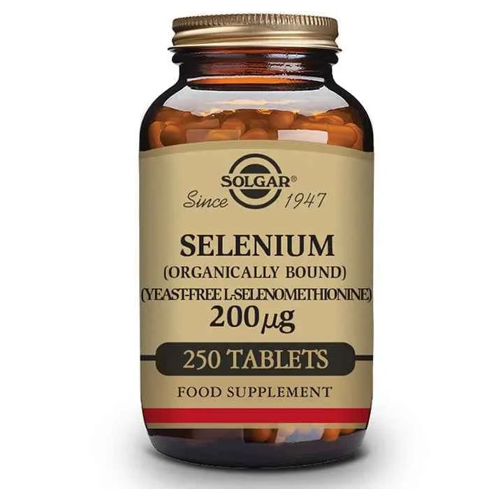 Solgar Selenium 200µg, 250 tablets