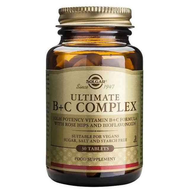 Solgar Ultimate B+C Complex, 30 tablets