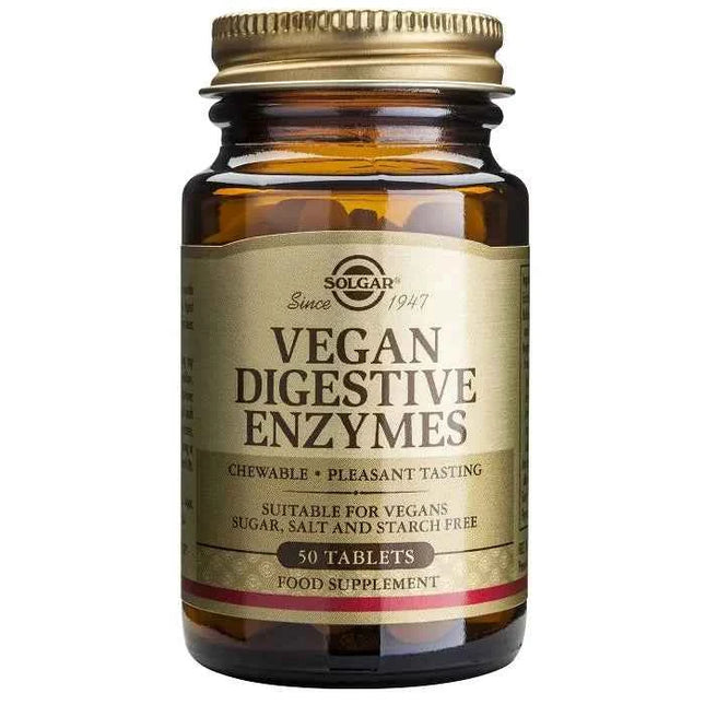 Solgar Vegan Digestive Enzymes, 50 tablets
